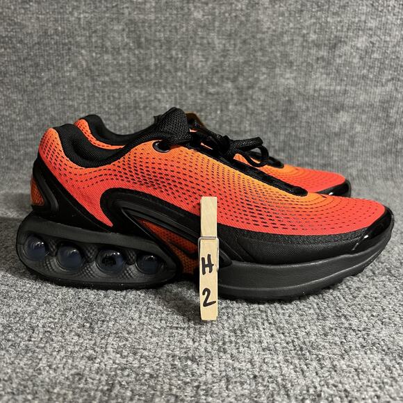Nike Air Max Dn Shoes Mens Size 6.5 Orange Black Mesh Running Sneaker IB4505-803 - Picture 9 of 9